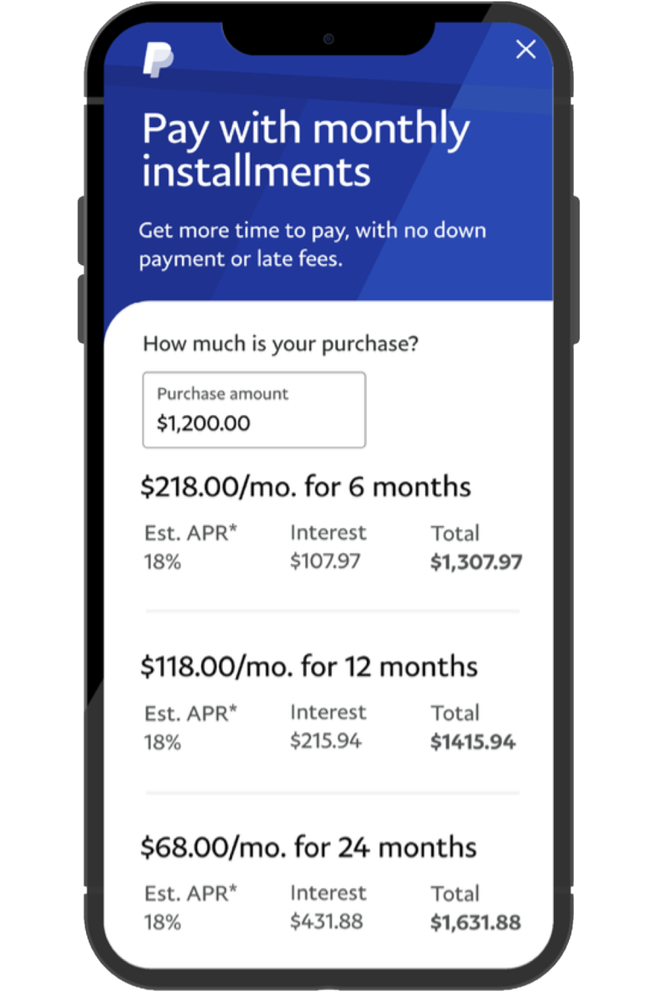 Pay monthly step 3